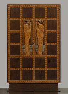 Inlaid Armoire from the Eisler-Terramare Apartment Bedroom